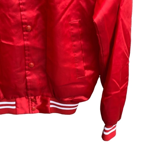 Vintage Satin Bomber Jacket Winn Packaging - Picture 4 of 9